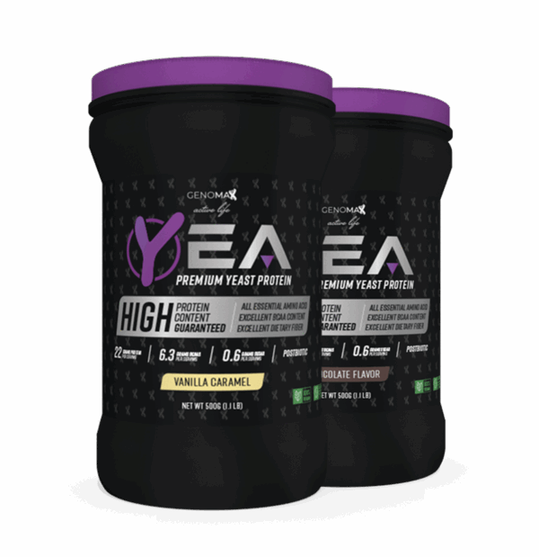 Vaniila Caramel 1x500g + Chocolate Flavour 1x500g - Yea Protein
